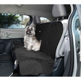 DGS Pet Products Dirty Dog 3-in-1 Car Seat Cover and Hammock Black 54" x 61" x 2" (Color: Black)