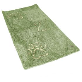 DGS Pet Products Dirty Dog Doormat Runner Brown 60" x 30" x 2" (Color: Sage Hue)